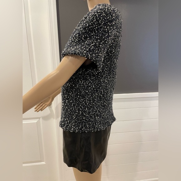 Charlotte Brody tweed/vegan leather  size 8 - Picture 2 of 4